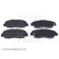 Brake Pad Set, disc brake ADH24255 Blue Print, Thumbnail 2