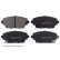 Brake Pad Set, disc brake ADH24256 Blue Print, Thumbnail 2