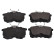 Brake Pad Set, disc brake ADH24257 Blue Print