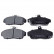 Brake Pad Set, disc brake ADH24260 Blue Print