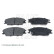Brake Pad Set, disc brake ADH24262 Blue Print, Thumbnail 2