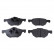 Brake Pad Set, disc brake ADH24266 Blue Print