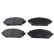 Brake Pad Set, disc brake ADH24267 Blue Print
