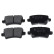 Brake Pad Set, disc brake ADH24272 Blue Print