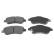 Brake Pad Set, disc brake ADH24275 Blue Print