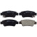 Brake Pad Set, disc brake ADH24276 Blue Print