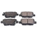 Brake Pad Set, disc brake ADH24278 Blue Print