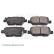 Brake Pad Set, disc brake ADH24278 Blue Print, Thumbnail 2