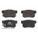 Brake Pad Set, disc brake ADH24280 Blue Print, Thumbnail 2