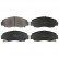 Brake Pad Set, disc brake ADH24283 Blue Print
