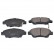 Brake Pad Set, disc brake ADH24285 Blue Print