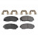 Brake Pad Set, disc brake ADH24288 Blue Print