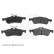 Brake Pad Set, disc brake ADH24289 Blue Print, Thumbnail 2