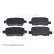 Brake Pad Set, disc brake ADH24295 Blue Print, Thumbnail 2