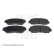 Brake Pad Set, disc brake ADH24296 Blue Print, Thumbnail 2