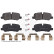 Brake Pad Set, disc brake ADJ134205 Blue Print, Thumbnail 2