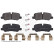 Brake Pad Set, disc brake ADJ134205 Blue Print, Thumbnail 2