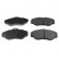 Brake Pad Set, disc brake ADJ134212 Blue Print