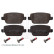 Brake Pad Set, disc brake ADJ134219 Blue Print, Thumbnail 2