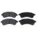 Brake Pad Set, disc brake ADJ134224 Blue Print