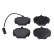 Brake Pad Set, disc brake ADJ134225 Blue Print