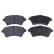 Brake Pad Set, disc brake ADJ134228 Blue Print