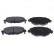 Brake Pad Set, disc brake ADJ134231 Blue Print