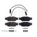 Brake Pad Set, disc brake ADJ134234 Blue Print, Thumbnail 3