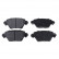 Brake Pad Set, disc brake ADJ134236 Blue Print
