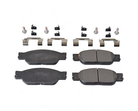 Brake Pad Set, disc brake ADJ134237 Blue Print