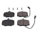 Brake Pad Set, disc brake ADJ134239 Blue Print