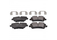 Brake Pad Set, disc brake ADJ134241 Blue Print