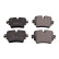 Brake Pad Set, disc brake ADJ134249 Blue Print