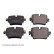 Brake Pad Set, disc brake ADJ134249 Blue Print, Thumbnail 2