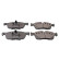 Brake Pad Set, disc brake ADJ134250 Blue Print