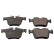Brake Pad Set, disc brake ADJ134251 Blue Print