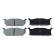 Brake Pad Set, disc brake ADK84202 Blue Print
