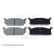 Brake Pad Set, disc brake ADK84202 Blue Print, Thumbnail 2