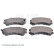 Brake Pad Set, disc brake ADK84208 Blue Print, Thumbnail 2