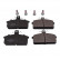 Brake Pad Set, disc brake ADK84209 Blue Print