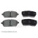 Brake Pad Set, disc brake ADK84212 Blue Print, Thumbnail 2