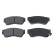 Brake Pad Set, disc brake ADK84218 Blue Print