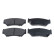 Brake Pad Set, disc brake ADK84219 Blue Print