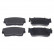 Brake Pad Set, disc brake ADK84227 Blue Print
