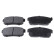 Brake Pad Set, disc brake ADK84230 Blue Print