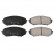 Brake Pad Set, disc brake ADK84234 Blue Print