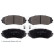 Brake Pad Set, disc brake ADK84234 Blue Print, Thumbnail 2