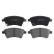 Brake Pad Set, disc brake ADK84235 Blue Print