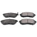 Brake Pad Set, disc brake ADK84237 Blue Print