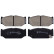 Brake Pad Set, disc brake ADK84240 Blue Print